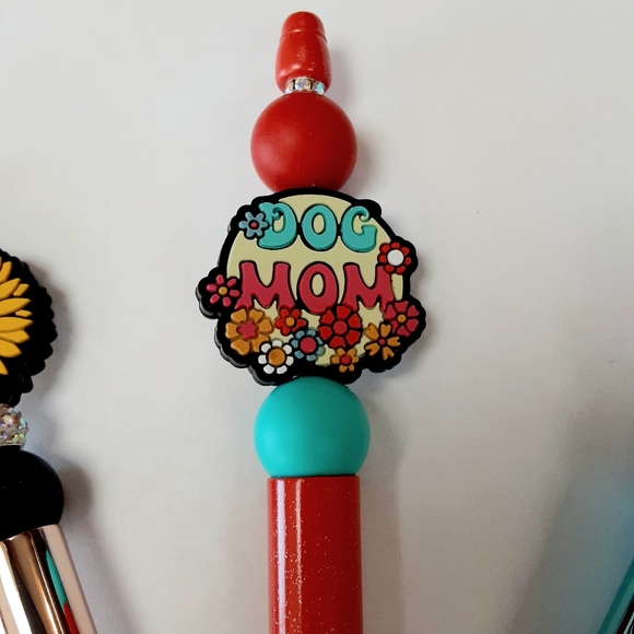 Set Of 3 DOG MOM Beadable Ink Pens - Picture 4 of 5